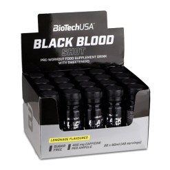 BioTechUSA Black Blood Shot, Lemonade - 20 x 60 ml.