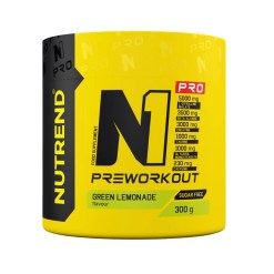 Nutrend N1 Pro Pre-Workout, Green Lemonade - 300 grams