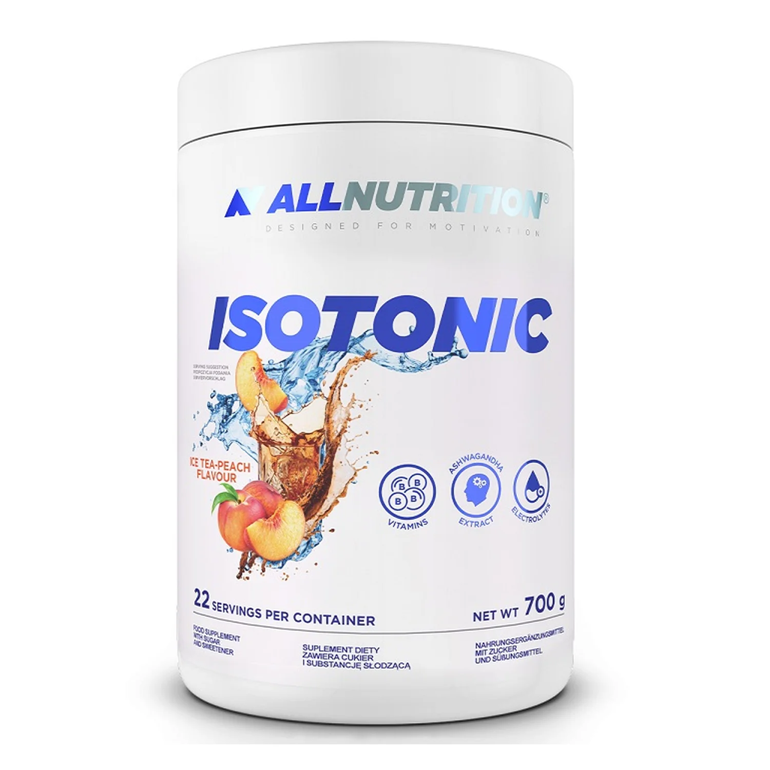 Allnutrition Isotonic, Ice Tea Peach - 700 grams