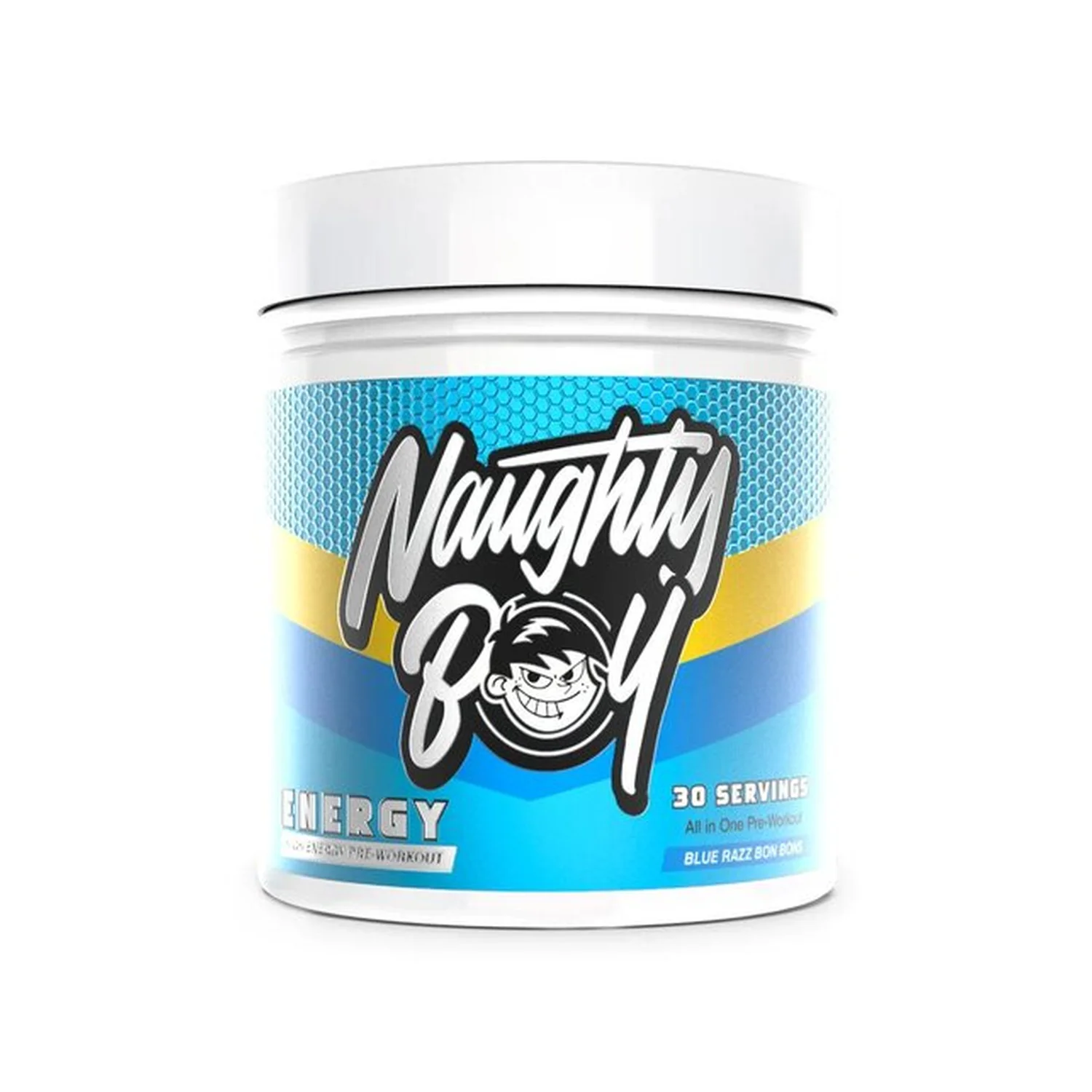 Naughty Boy Energy, Blue Razz Bon Bons - 390 grams