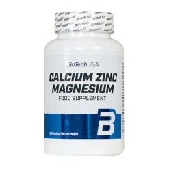 BioTechUSA Calcium Zinc Magnesium for Active - 100 tablets