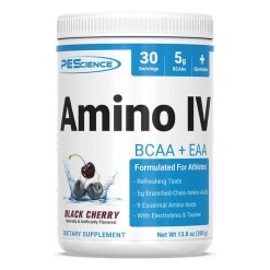 PEScience Amino IV, Black Cherry - 390 grams