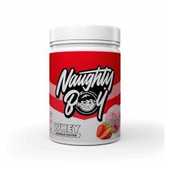 Naughty Boy Advanced Whey, Strawberry Milkshake - 900 grams
