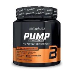 BioTechUSA Pump Caffeine Free, Lemon Ice Tea - 330 grams