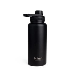 SmartShake Bohtal Insulated Sports Bottle, Black - 960 ml.