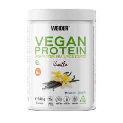Weider Vegan Protein, Vanilla - 540 grams