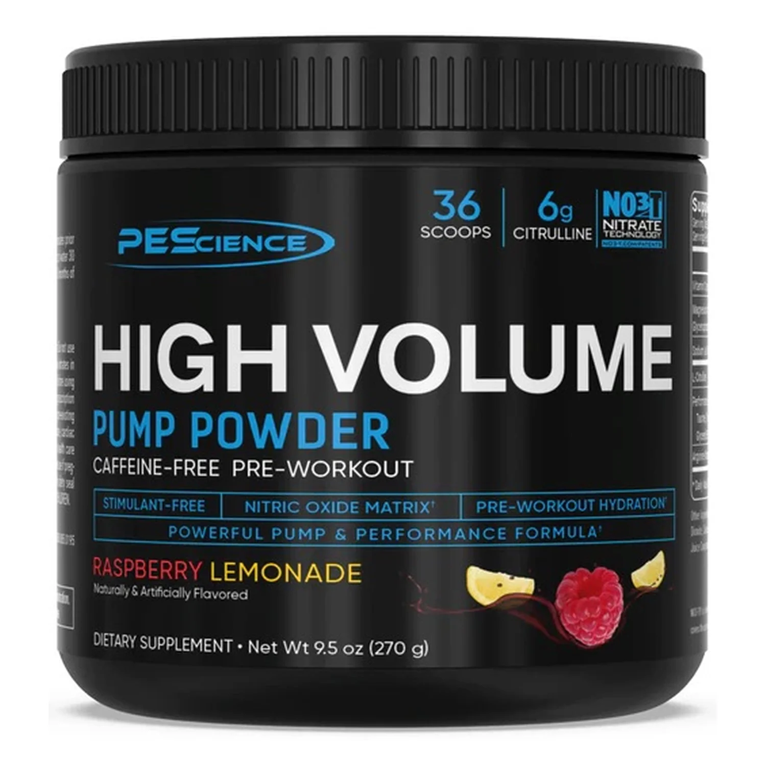 PEScience High Volume (New Formula), Raspberry Lemonade - 270 grams