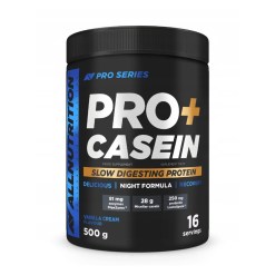 Allnutrition Pro+ Casein, Vanilla Cream - 500 grams