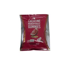 SteelFit Creatine Monohydrate Gummies, Juicy Watermelon - 2 gummies (1 serving)