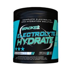 Stacker2 Europe Electrolyte Hydrate, Fruit Punch - 300 grams