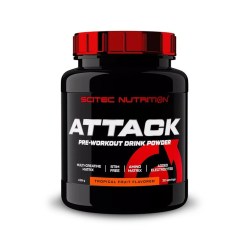 SciTec Attack, Tropical Fruit - 416 grams