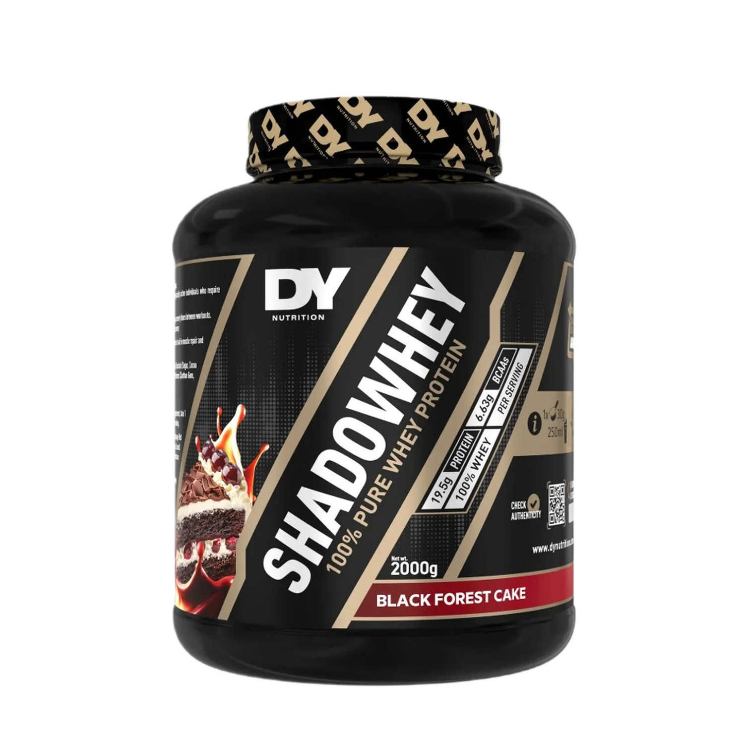 Dorian Yates ShadoWhey 100% Pure Whey Protein, Black Forest Cake - 2000 grams
