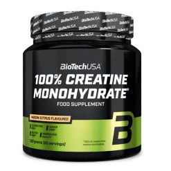 BioTechUSA 100% Creatine Monohydrate, Neon Citrus - 300 grams