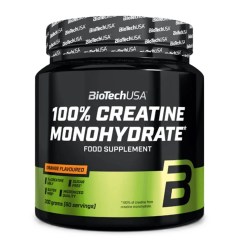 BioTechUSA 100% Creatine Monohydrate, Orange - 300 grams