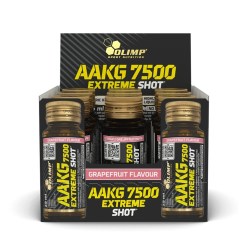 Olimp Nutrition AAKG 7500 Extreme Shot, Grapefruit - 9 x 25 ml.