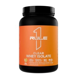Rule One Clear Whey Isolate, Peach Mango - 689 grams
