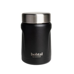 SmartShake Bohtal Insulated Food Jar, Black - 550 ml.