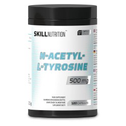 Skill Nutrition N-Acetyl-L-Tyrosine, 500mg - 120 vegan caps