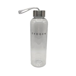 Evogen Next-Gen Clear Water Bottle, Black - 500 ml.