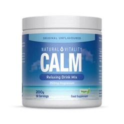 Natural Vitality Calm Relaxing Drink Mix, Original Unflavoured - 200 grams