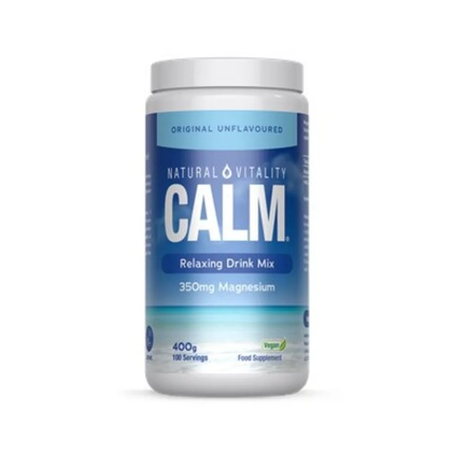 Natural Vitality Calm Relaxing Drink Mix, Original Unflavoured - 400 grams