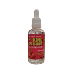 Allnutrition Fitking Delicious Flavour Drops, Strawberry - 50 ml.