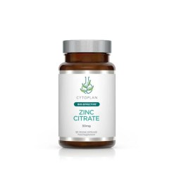 Cytoplan Zinc Citrate, 30mg - 60 vcaps