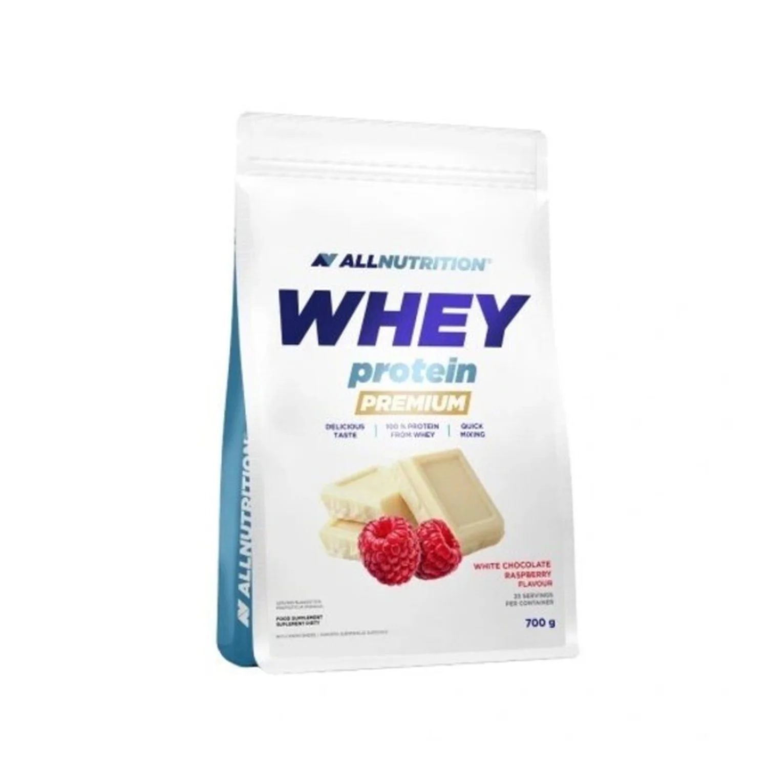 Allnutrition Whey Protein Premium, White Chocolate Raspberry - 700 grams