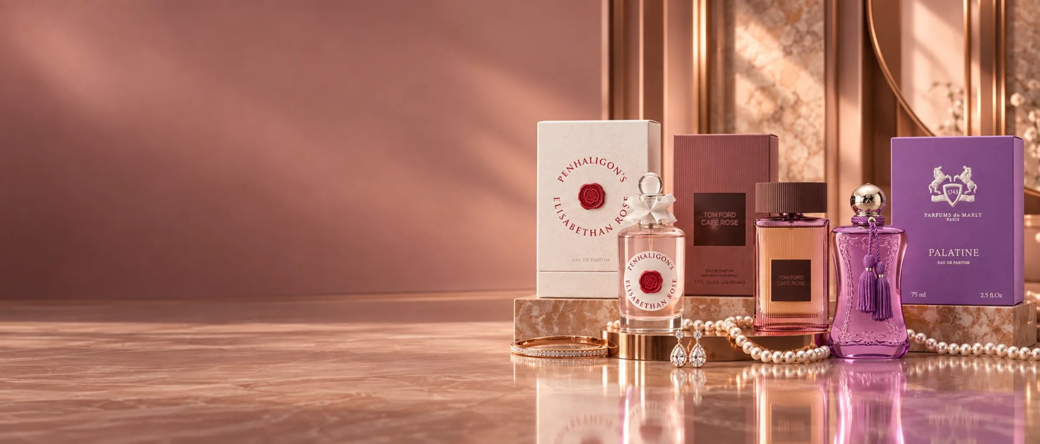 Luxury perfume Penhaligon's Tom Ford Parfums de Marly
