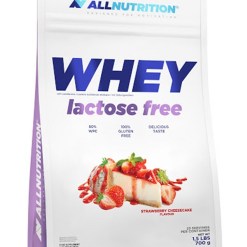 Allnutrition Whey Lactose Free, Strawberry Cheesecake - 700 grams