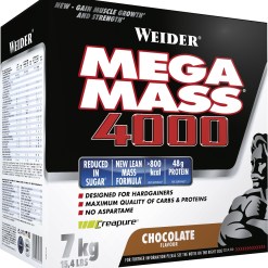 Weider Mega Mass 4000, Strawberry - 7000 grams