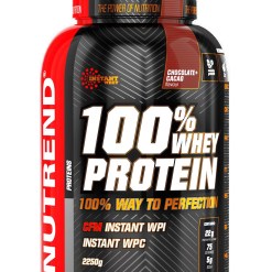Nutrend 100% Whey Protein, Chocolate Cocoa - 2250 grams