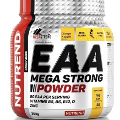 Nutrend EAA Mega Strong Powder, Orange + Apple - 300 grams