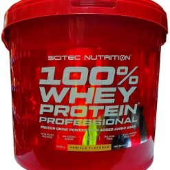 SciTec 100% Whey Protein Professional, Vanilla - 5000 grams