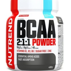 Nutrend BCAA 2:1:1 Powder, Icy Blue Raspberry - 400 grams