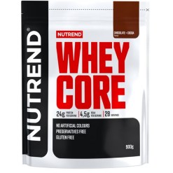 Nutrend Whey Core, Chocolate + Cocoa - 900 grams