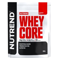 Nutrend Whey Core, Strawberry - 900 grams