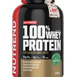 Nutrend 100% Whey Protein, Cookies & Cream - 2250 grams