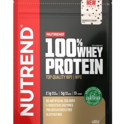 Nutrend 100% Whey Protein, Cookies & Cream - 400 grams
