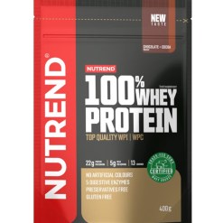 Nutrend 100% Whey Protein, Chocolate + Cocoa - 400 grams