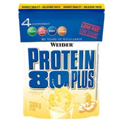 Weider Protein 80 Plus, Vanilla - 500 grams