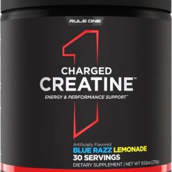 Rule One Charged Creatine, Blue Razz Lemonade - 270 grams