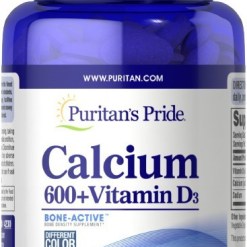 Puritan's Pride Calcium + Vitamin D3 - 60 caplets