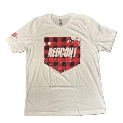Redcon1 Red Plaid Shield T-Shirt - Large