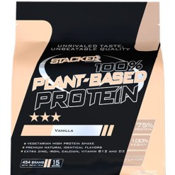 Stacker2 Europe 100% Plant Based Protein, Vanilla - 454 grams