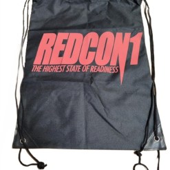 Redcon1 The Highest State Of Readiness Drawstring Bag - Red on Black