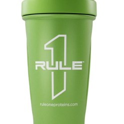 Rule One R1 Outlined Logo Shaker Cup, Green - 600 ml.