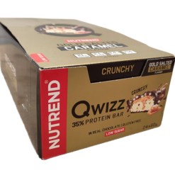 Nutrend Qwizz 35% Protein Bar, Gold Salted Caramel - 24 x 60g