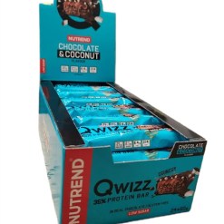 Nutrend Qwizz 35% Protein Bar, Chocolate & Coconut - 24 x 60g