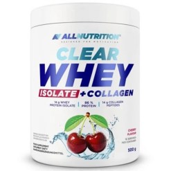 Allnutrition Clear Whey Isolate + Collagen, Cherry - 500 grams